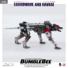 Transformers Bumblebee - Pack 2 figurines Soundwave & Ravage, DLX