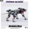 Transformers Bumblebee - Pack 2 figurines Soundwave & Ravage, DLX
