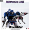 Transformers Bumblebee - Pack 2 figurines Soundwave & Ravage, DLX