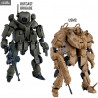 OBSOLETE - Figure Outcast Brigade or USMC, EXOFRAME, Plastic Model Kit Moderoid