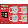 Pack 4 tasses Espresso Pokémon - Evoli évolutions ou Poké Balls