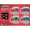 Pack 4 tasses Espresso Pokémon - Evoli évolutions ou Poké Balls