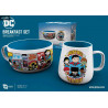 Breakfast set DC Comics - Chibi League, Wonder Woman Brave or Logos