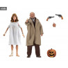 Halloween 2 - Pack 2 figures Doctor Loomis & Laurie Strode, Retro