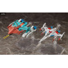Figurines Galaxian Galaxip GFX-D001a / Galaga Fighter GFX-D002f, figma