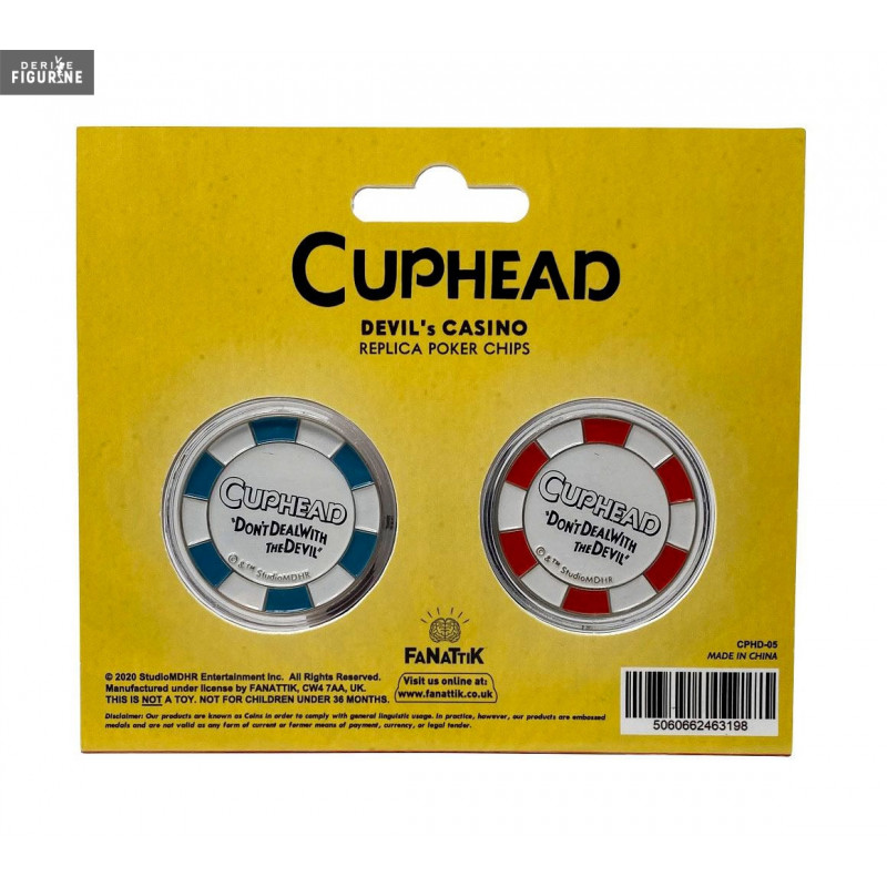 Cuphead - Pack 2 jetons...