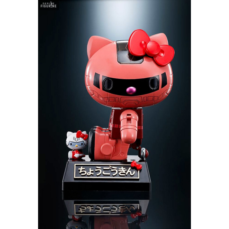 Figure Hello Kitty Gundam Color or Char's Zaku II, Diecast