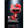 Figure Hello Kitty Gundam Color or Char's Zaku II, Diecast Chogokin