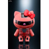 Figure Hello Kitty Gundam Color or Char's Zaku II, Diecast Chogokin