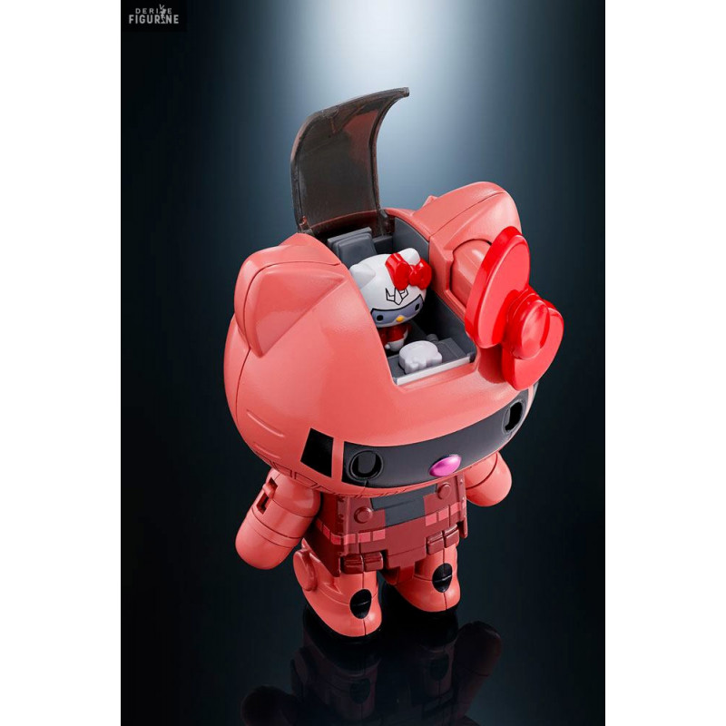 Figure Hello Kitty Gundam Color or Char's Zaku II, Diecast