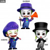 DC Comics, Batman 1989 - Figurine Joker Classique, Laughing ou Mime, Cosbaby