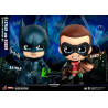 DC Comics, Batman Forever - Pack 2 figurines Batman & Robin ou Sphinx & Double-Face, Cosbaby