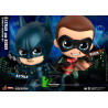 DC Comics, Batman Forever - Pack 2 figurines Batman & Robin ou Sphinx & Double-Face, Cosbaby