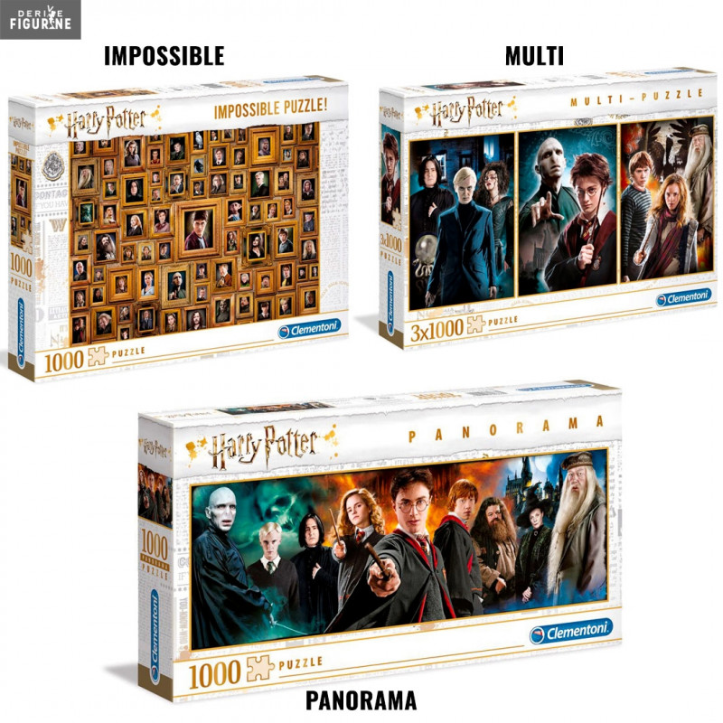 Clementoni 61881 61881-Impossible Harry Potter-1000 Pieces Jigsaw Puzzle for Adults Multi-Colour
