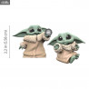 Star Wars Mandalorian - Pack 2 figures The Child of your choice, Bounty Collection