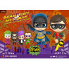 DC Comics, Batman 1966 - Pack 6 figurines Batman, Robin and Villains, Cosbaby