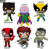 Pop! Marvel - Figurine Gambit, Hulk, Deadpool, Mysterio, Wolverine ou Black Panther, Zombie