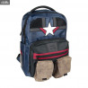 Marvel backpack - Captain America White Star or Silver Badge