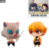 Demon Slayer: Kimetsu no Yaiba - Pack 2 figurines Zenitsu & Inosuke Classique ou Deluxe, Chimimega Buddy Series