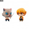 Demon Slayer: Kimetsu no Yaiba - Pack 2 figurines Zenitsu & Inosuke Classique ou Deluxe, Chimimega Buddy Series