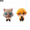 Demon Slayer: Kimetsu no Yaiba - Pack 2 figurines Zenitsu & Inosuke Classique ou Deluxe, Chimimega Buddy Series