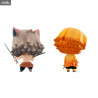 Demon Slayer: Kimetsu no Yaiba - Pack 2 figurines Zenitsu & Inosuke Classique ou Deluxe, Chimimega Buddy Series