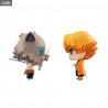 Demon Slayer: Kimetsu no Yaiba - Pack 2 figurines Zenitsu & Inosuke Classique ou Deluxe, Chimimega Buddy Series