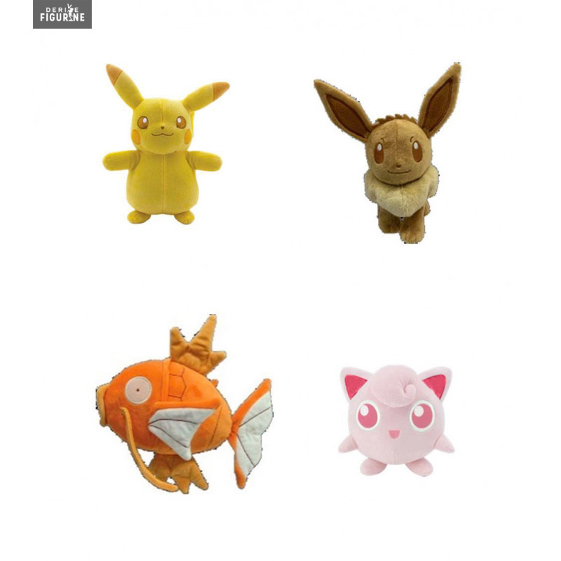 Pokémon - Pack 4 peluches...