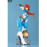 G.I. Joe - Figurine Scarlett ou Baroness, 25th Anniversary Blue Color, Bishoujo