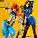 PRE ORDER - G.I. Joe - Figure Scarlett or Baroness, 25th Anniversary Blue Color, Bishoujo