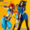G.I. Joe - Figurine Scarlett ou Baroness, 25th Anniversary Blue Color, Bishoujo