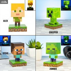Veilleuse Minecraft - Alex,...