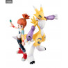 Digimon Tamers - Figurine Lenamon & Ruki ou Matsuda Takato & Guilmon, G.E.M. Series