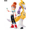 Digimon Tamers - Figurine Lenamon & Ruki ou Matsuda Takato & Guilmon, G.E.M. Series