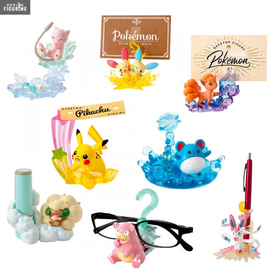Pokemon Desk Rements Pack 8 figures, Desk Top So Cute - Pokemon - Re-Ment