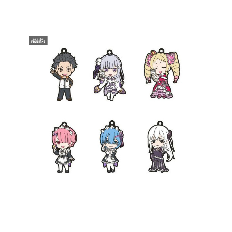 Re:Zero Starting Life in Another World - Pack 6 porte-clés, Nendoroid Plus