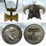 The Elder Scrolls V: Skyrim - Pièce Dragonborn, Collier Amulet of Talos ou Pin's