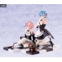 Re:ZERO - Figurine Rem & Ram Special Stand Complete Set