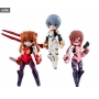 Evangelion Movie - Pack 3 figures Asuka, Rei and Mari, Desktop Army