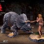 One Million Years B.C - Pack 2 figures Triceratops & Loana