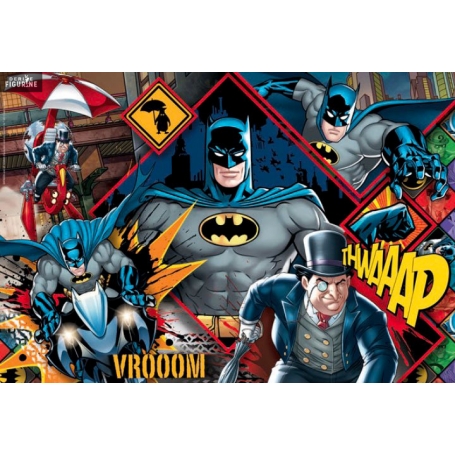Puzzle Batman Supercolor 104 ou 180 pièces - DC Comics - Clementoni