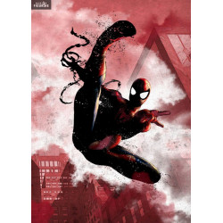 Poster métallique Marvel -...