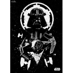 Poster métallique Star Wars...
