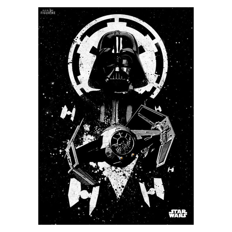 Metal poster Star Wars - Pilots Tie Advanced, Limited Edition