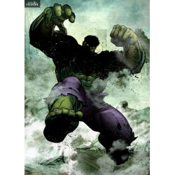 Poster métallique Marvel -...