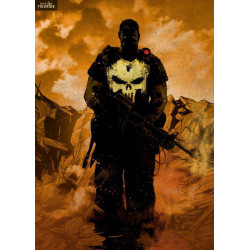 Poster métallique Marvel -...