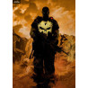 Poster métallique Marvel - Dark Edition Punisher, Édition Limitée