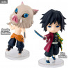 Demon Slayer : Kimetsu no Yaiba - Figurine Inosuke Hashibira ou Giyu Tomioka, Figuarts mini