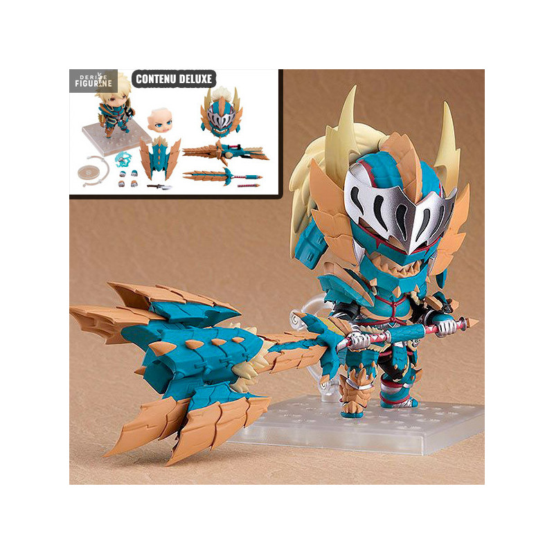 Monster Hunter World Iceborne - Figurine Hunter Male Zinogre Alpha Armor Classique ou Deluxe, Nendoroid