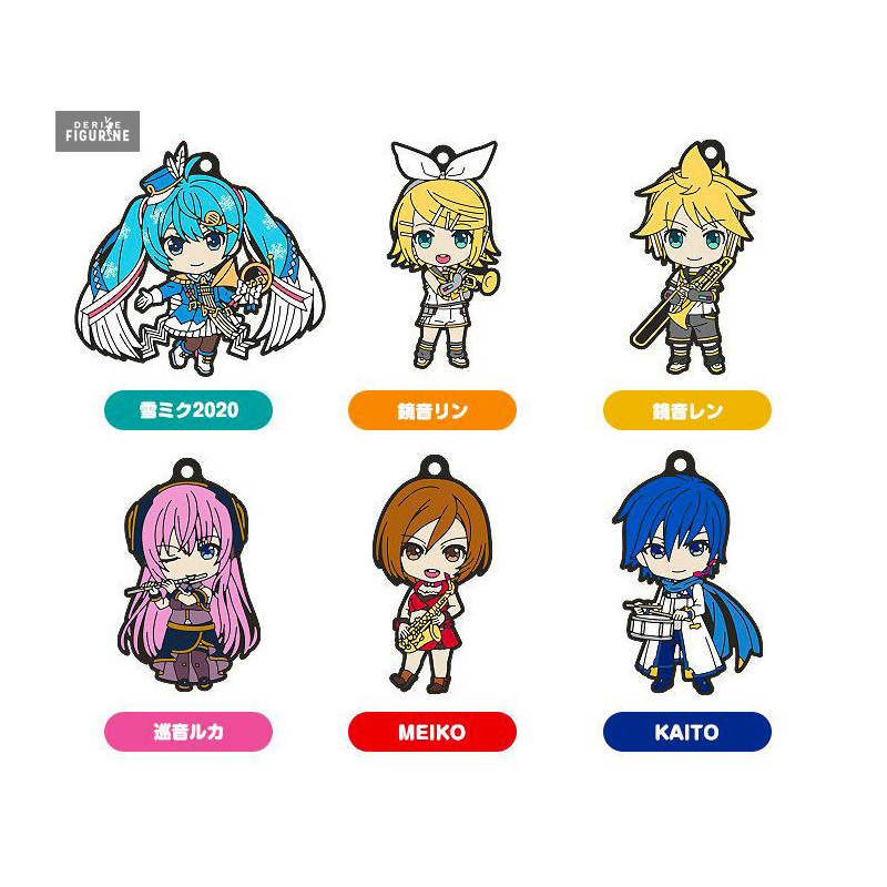 Character Vocal Series 01 - Pack 6 keychain, Nendoroid Plus Band together 02